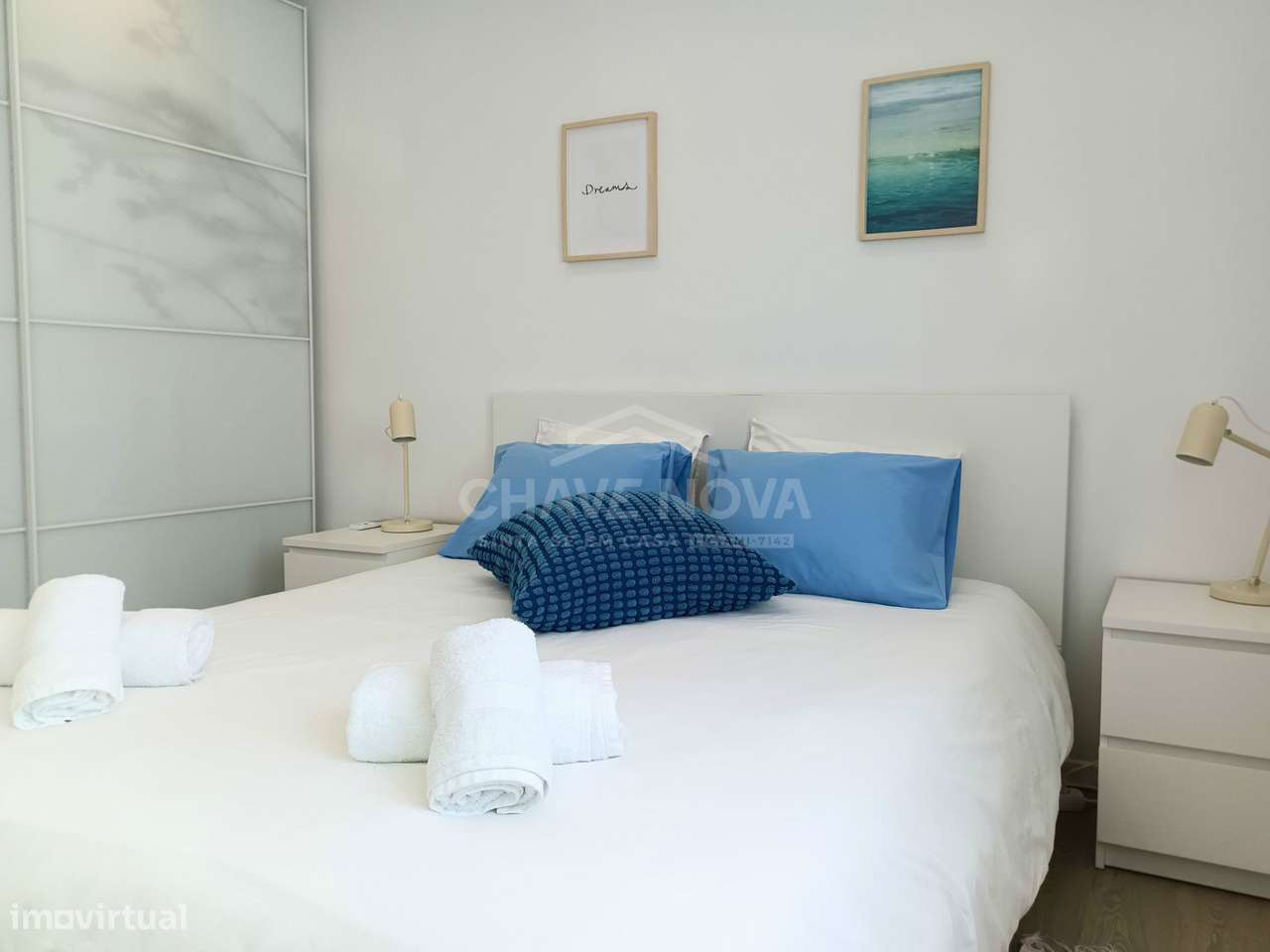 Apartamento T2 na Primeira Linha de Mar em Lavra totalmente Mobilado - Grande imagem: 4/22