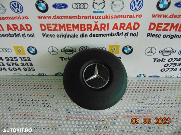 Airbag Volan Mercedes GLB X247 W177 W247 h247 CLA W118 a class b class AMG w205 w213 w222 w217 w257 airbag sofer AMG - 1