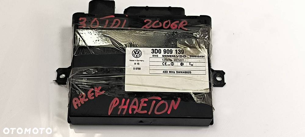 KOMPUTER VOLKSWAGEN PHAETON 3D0909139 - 4