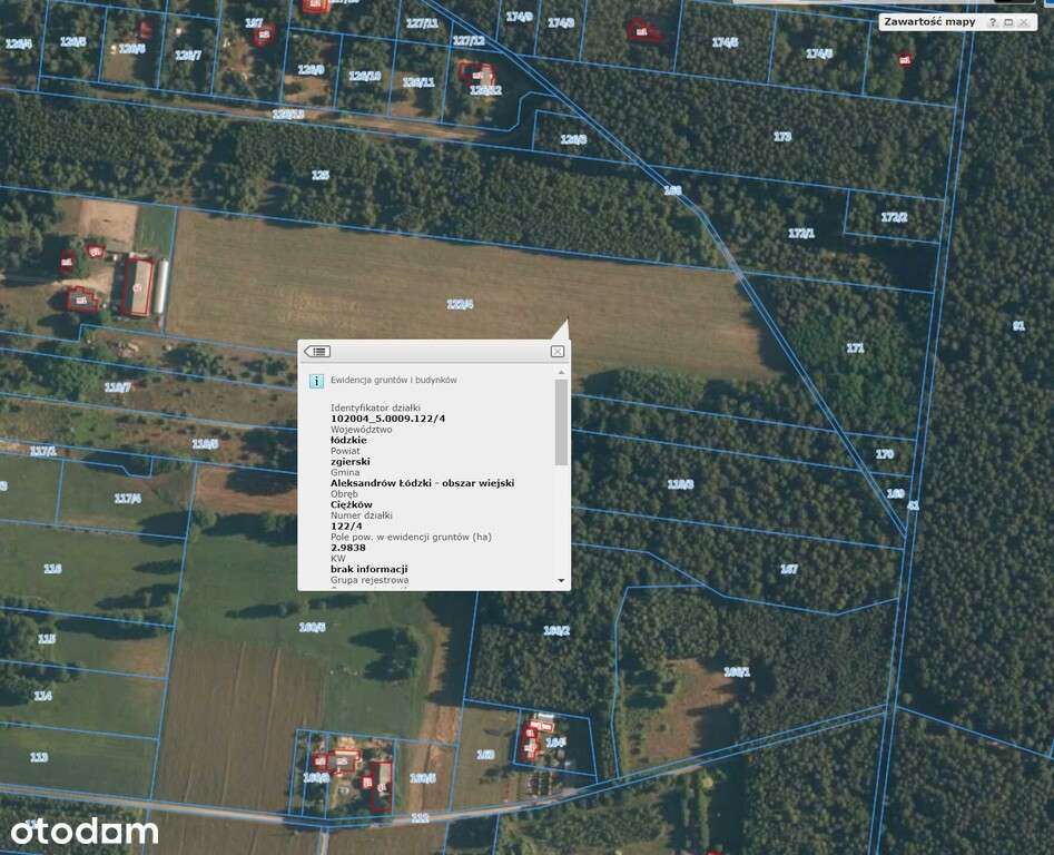 Działka Budowlana- Plan Zagospodarowania -Ciężków-3