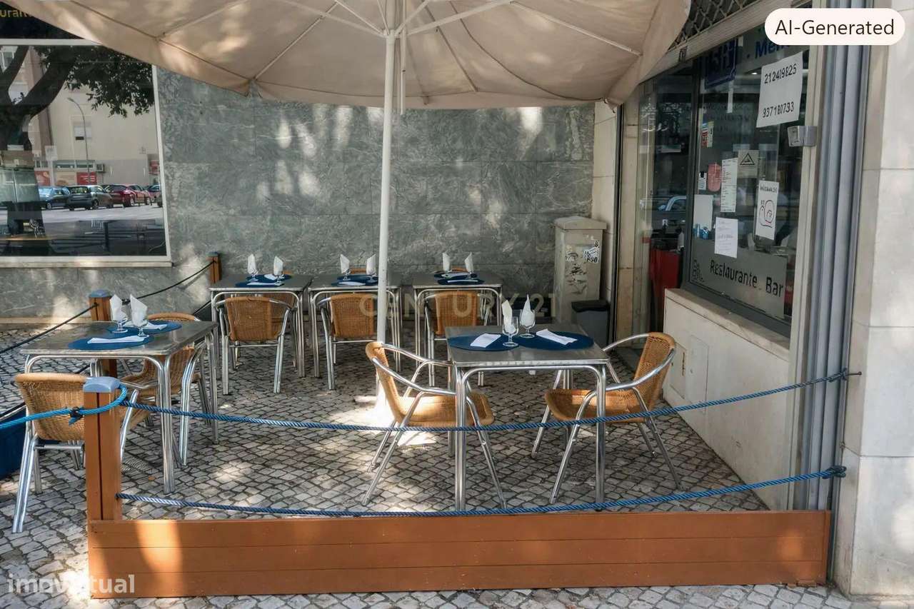 Resaurante Snack-Bar com Esplanada, em São Domingos de Benfica, Lisboa-2