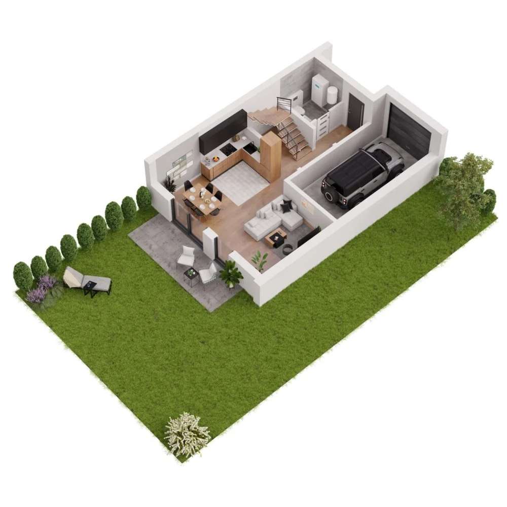 Południowy Zakątek | dom 4-pok. | D4.B - Pełny obrazek: 4/10