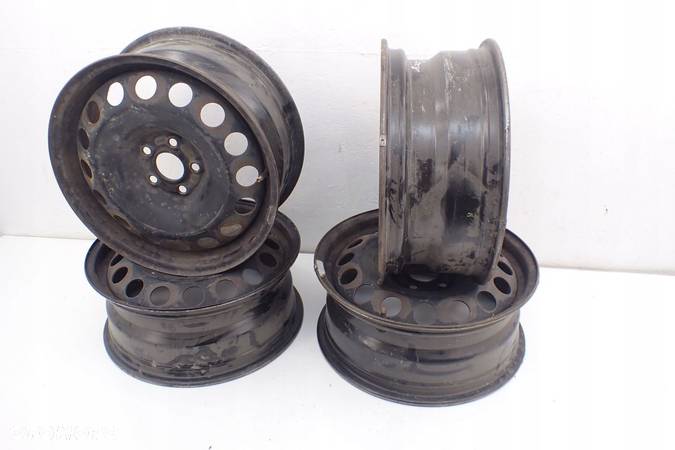 4 Felga Stalowa Volkswagen 1J0601027L/S 6.5" x 16" 5x100 ET 42 - 3