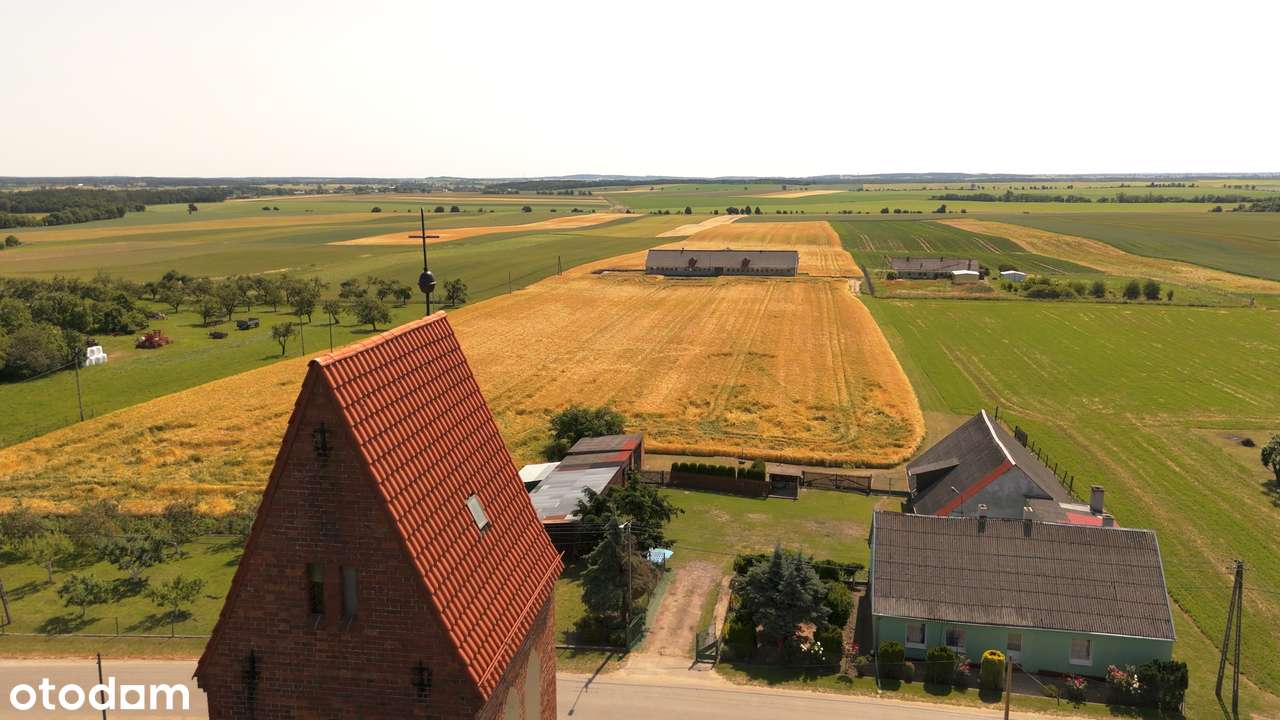 Gospodarstwo rolne 8,17ha ziemia kl 3 i 4/stodoła 445m2/dom/Ciężkowo - Pełny obrazek: 4/16