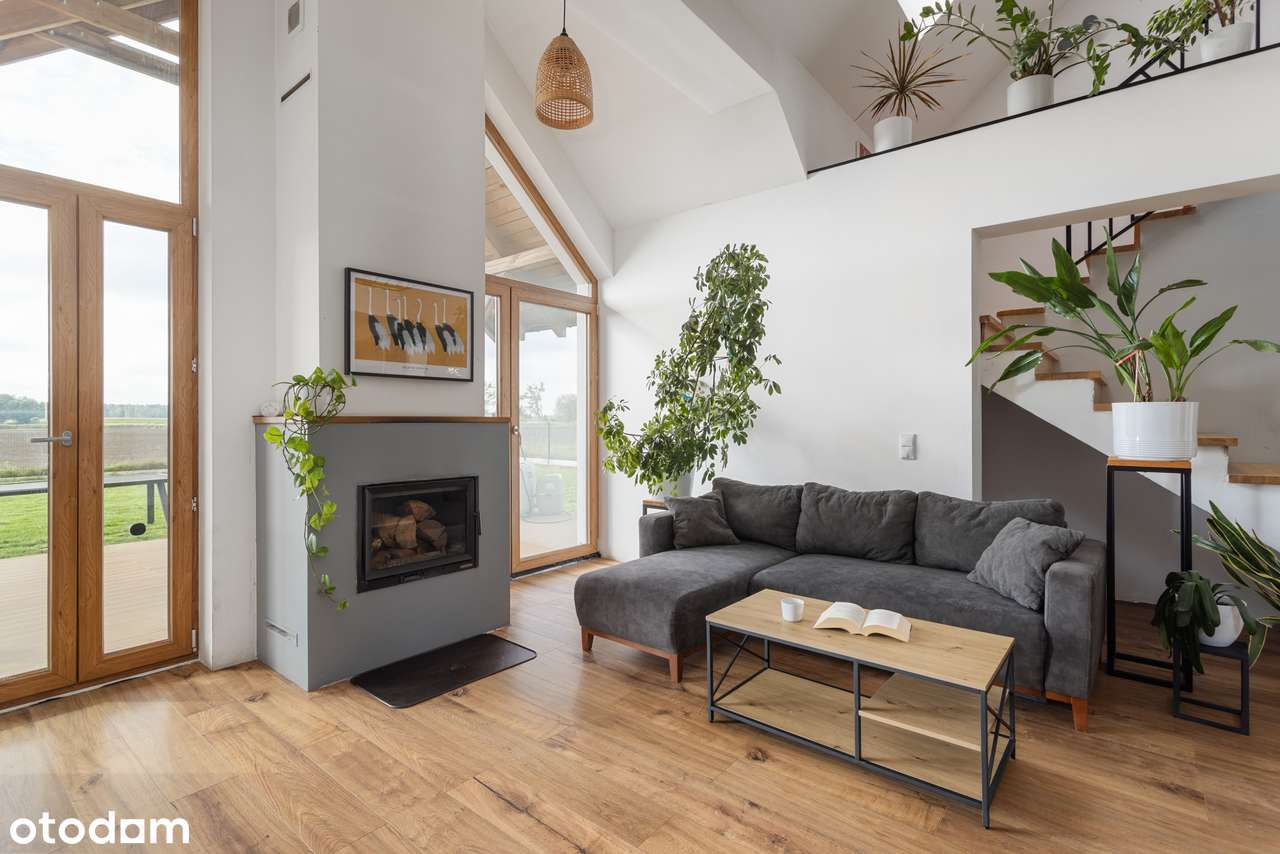 Zamieszkaj wśród zieleni, blisko miasta, nowoczesny dom z klimatem !-1