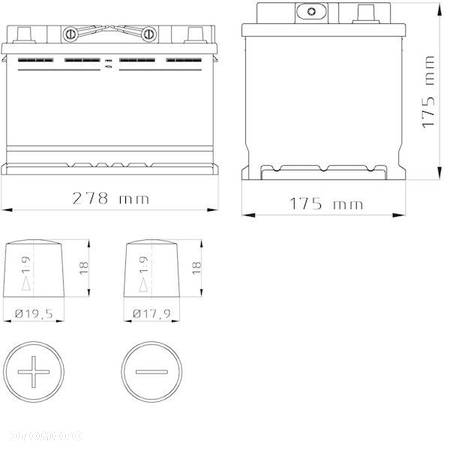 Akumulator FIAMM Titanium PRO L3B 75P 75Ah 730A - 4