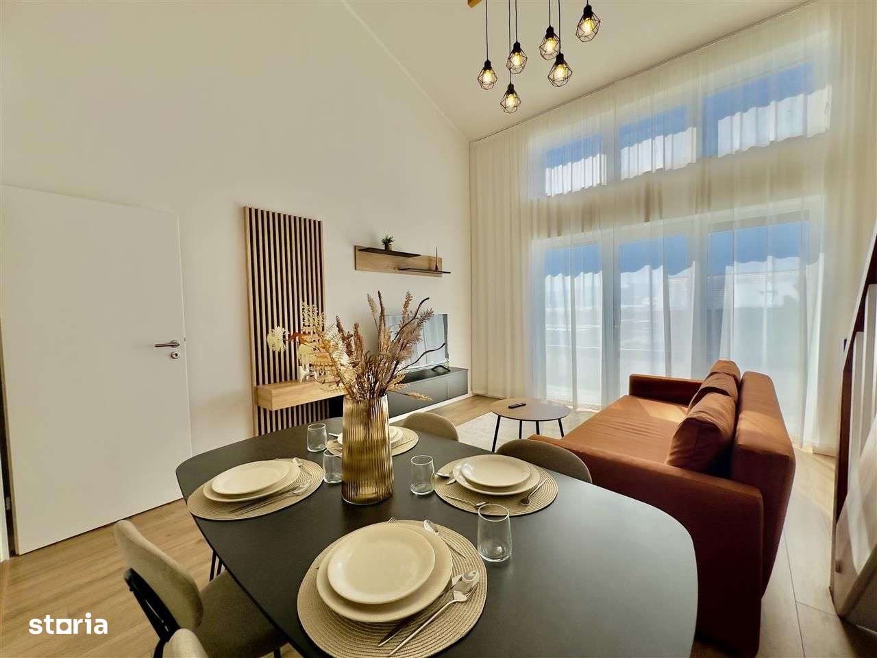 Penthouse 4 camere -  mobilat lux, intabulat, AC, parcare – DaVinci-1