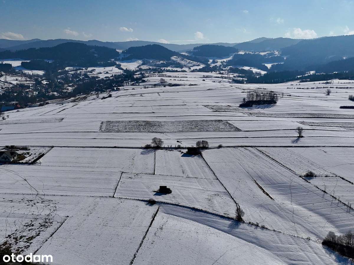 Duża działka budowlana w  SERCU BESKIDÓW-OLSZÓWKA, gmina Mszana Dolna-5