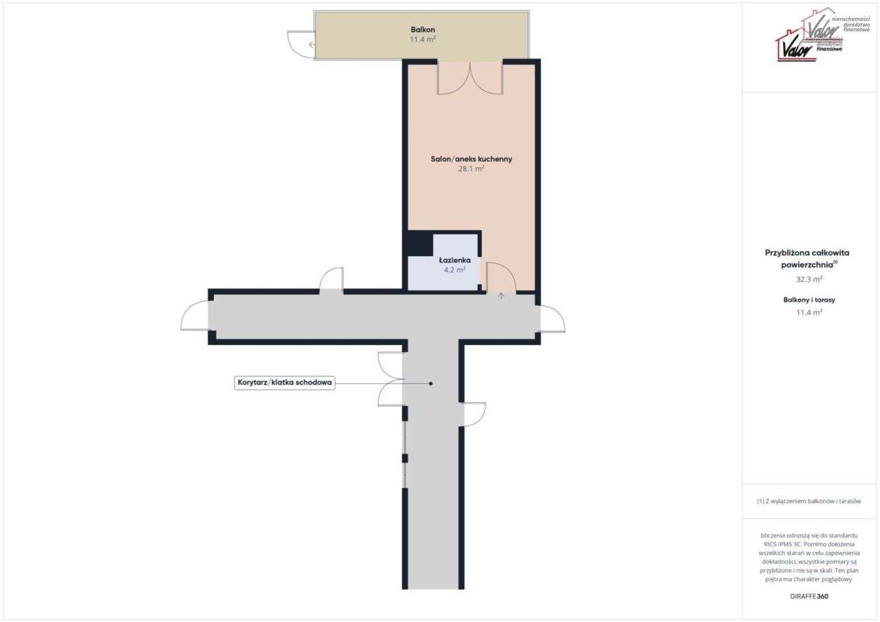 Kawalerka 32 m2 między dwoma Jeziorami - Jezioraj-11