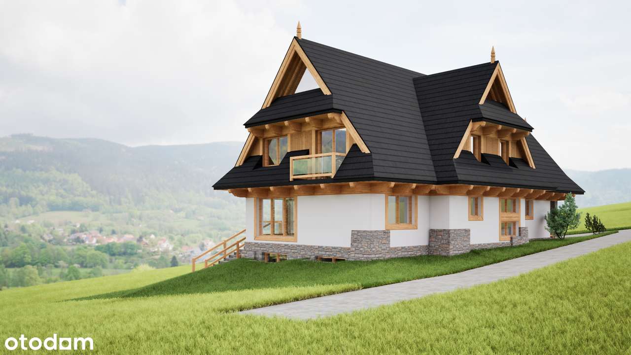 Ząb, widokowa działka budowlana, 7km od Zakopanego-4