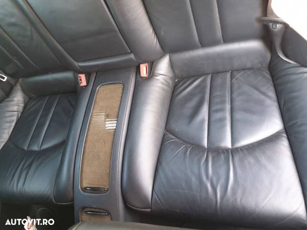 Interior Scaune Fata Stanga Dreapta cu Bancheta Piele Neagra cu Incalzire Mercedes CLS C219 W219 Facelift 2004 - 2010 [C0199] - 8