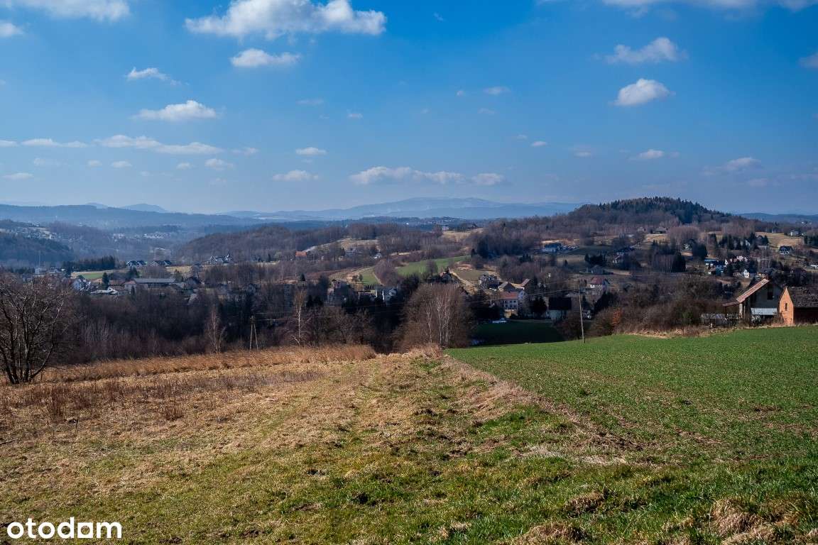 PnB, media, PUM 4864 m² – 1,59ha pod 37 domów, Przytkowice, na wzgórzu-5