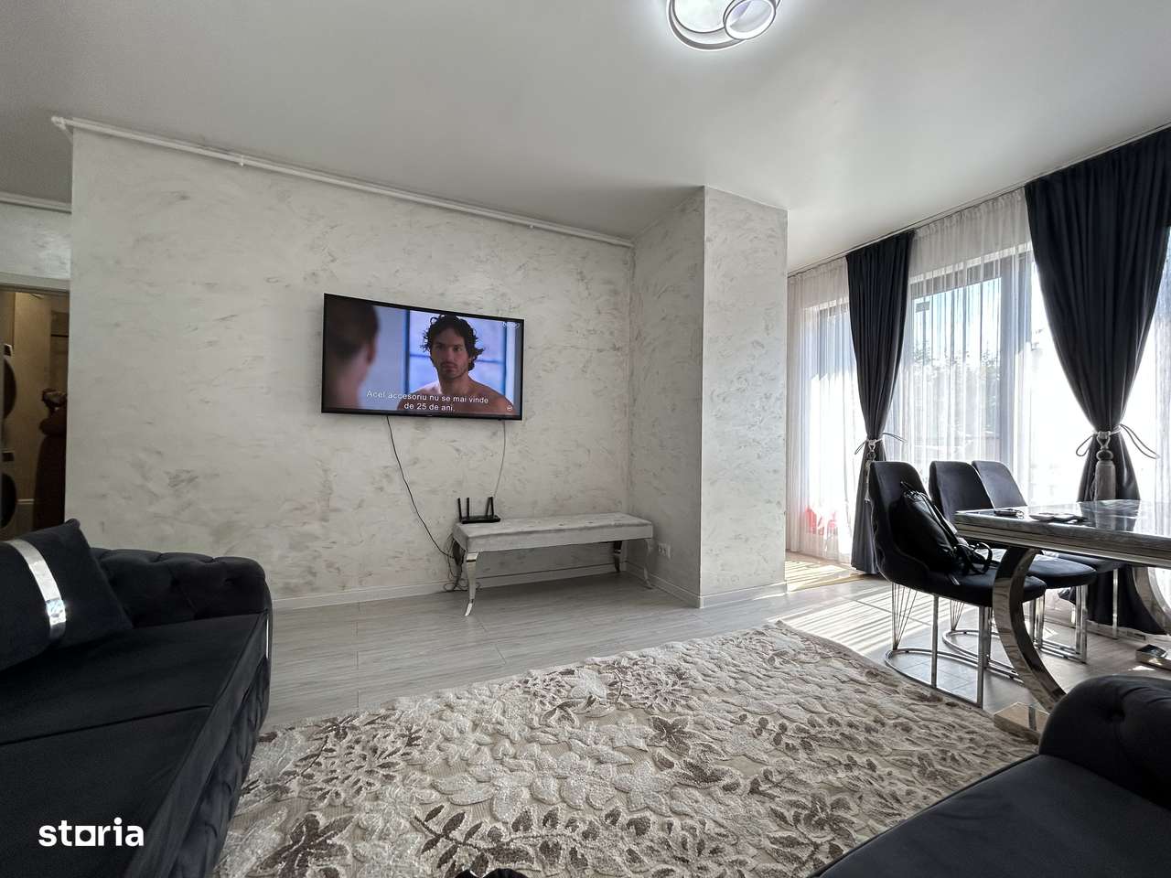 Apartament 2 camere, balcon, Andronache, mobilat modern