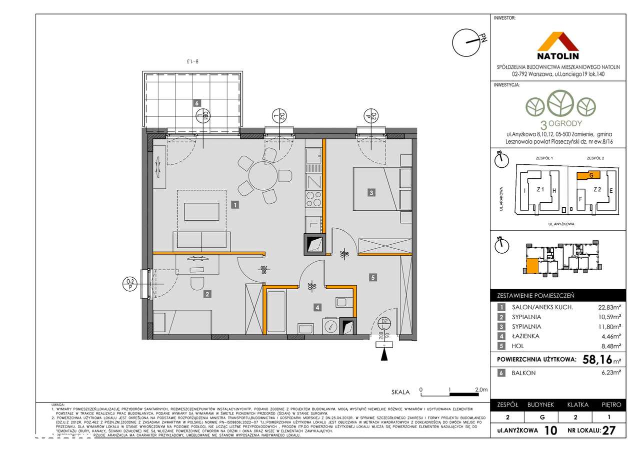 ustawne 3-pok. mieszkanie 10_27 - Pełny obrazek: 2/7