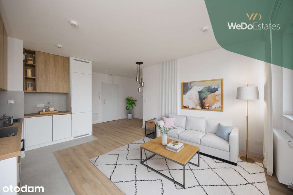 Dwupokojowe mieszkanie z balkonem - nowe!-1