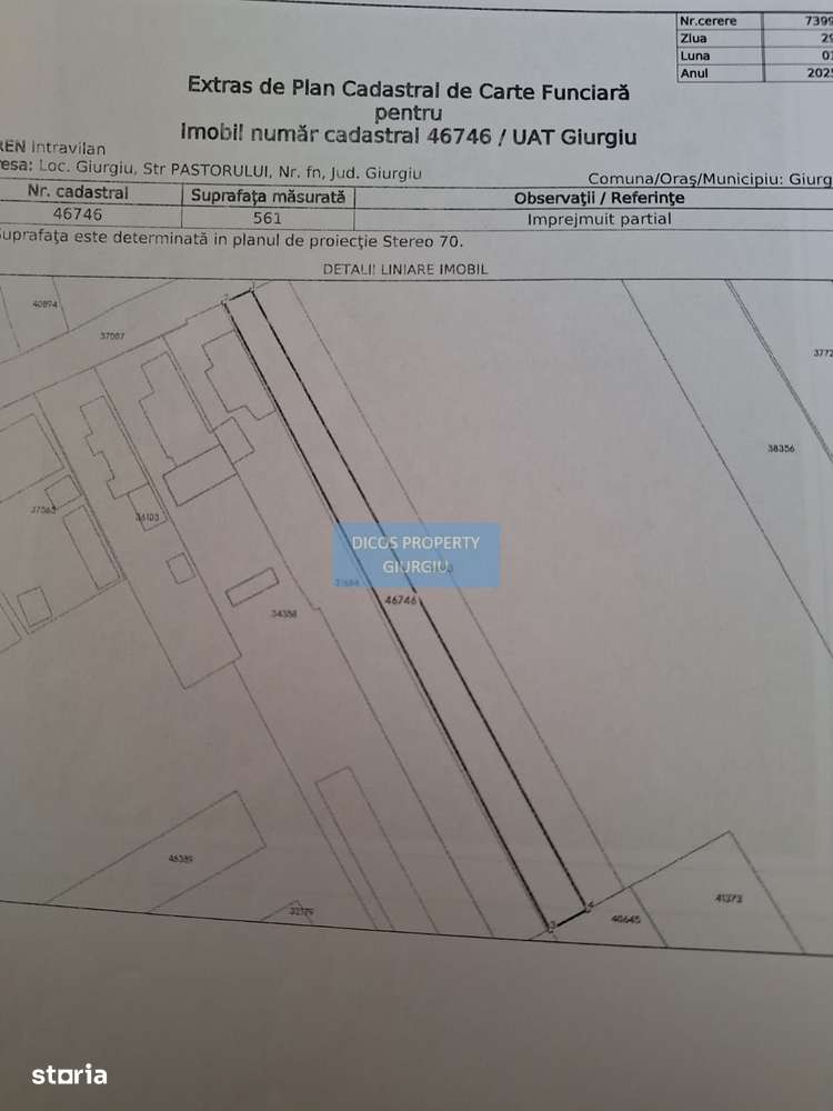 Teren intravilan 1.161 mp de vânzare – Strada Păstorului, Giurgiu - Imagine principală: 3/4