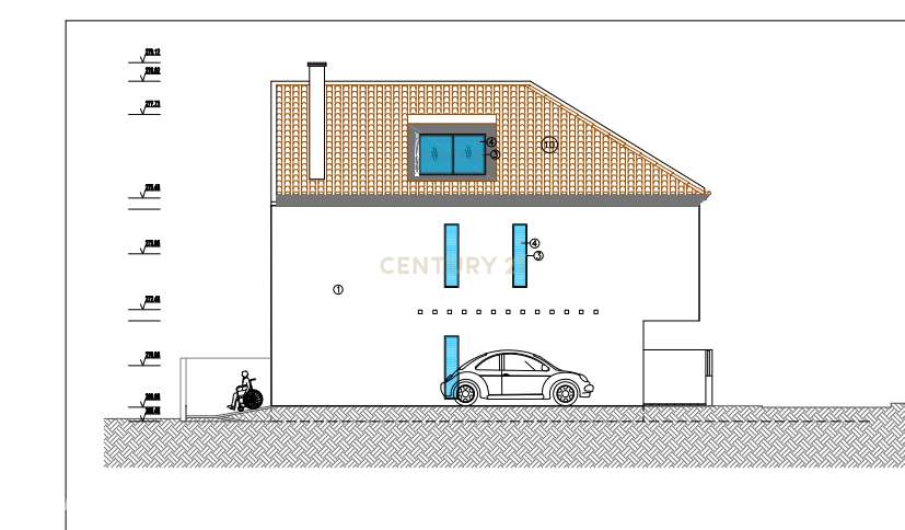 Moradia geminada T4 em fase de construção localizada em Casal de Cambr-11