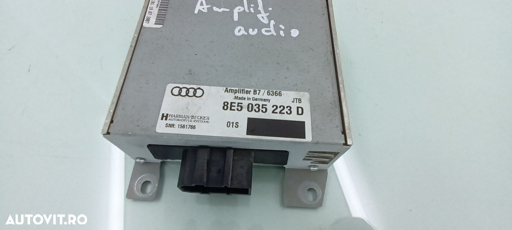 Amplificator audio Audi A4 B7 BPW 2004-2008  8E5035223D - 4