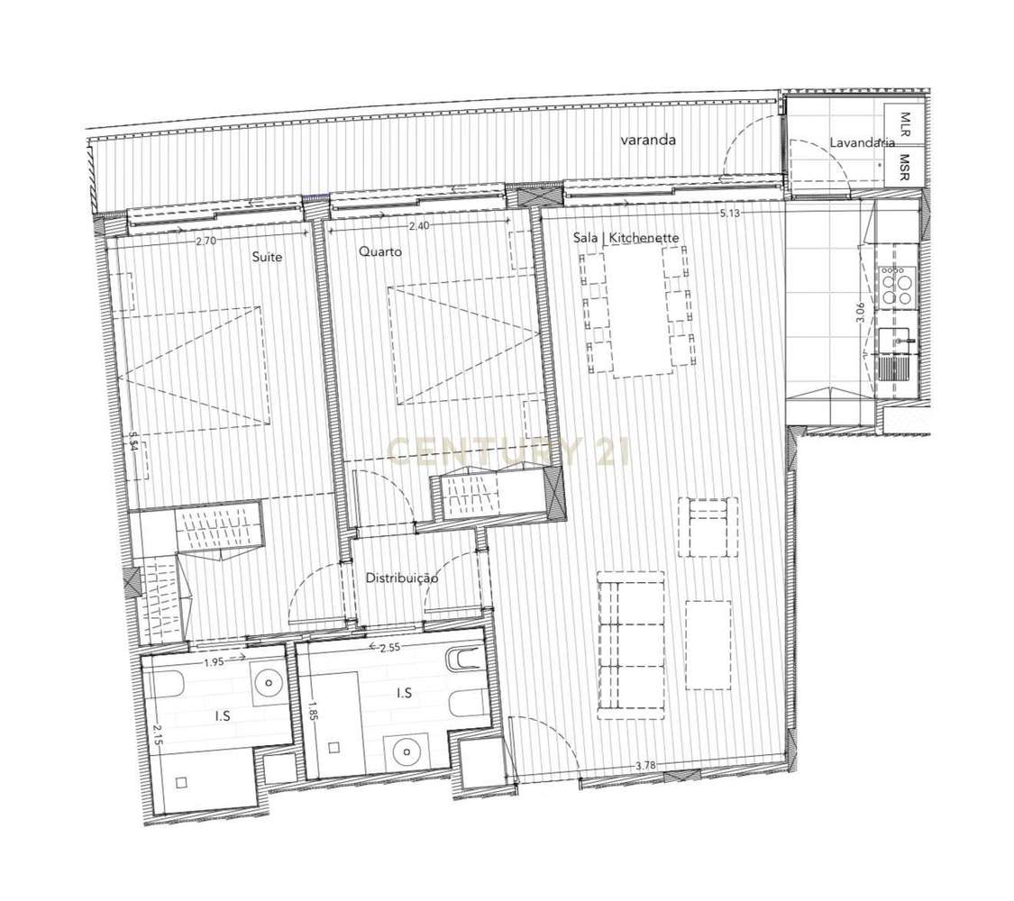 T2 Semi-Novo com varanda na Madalena-23