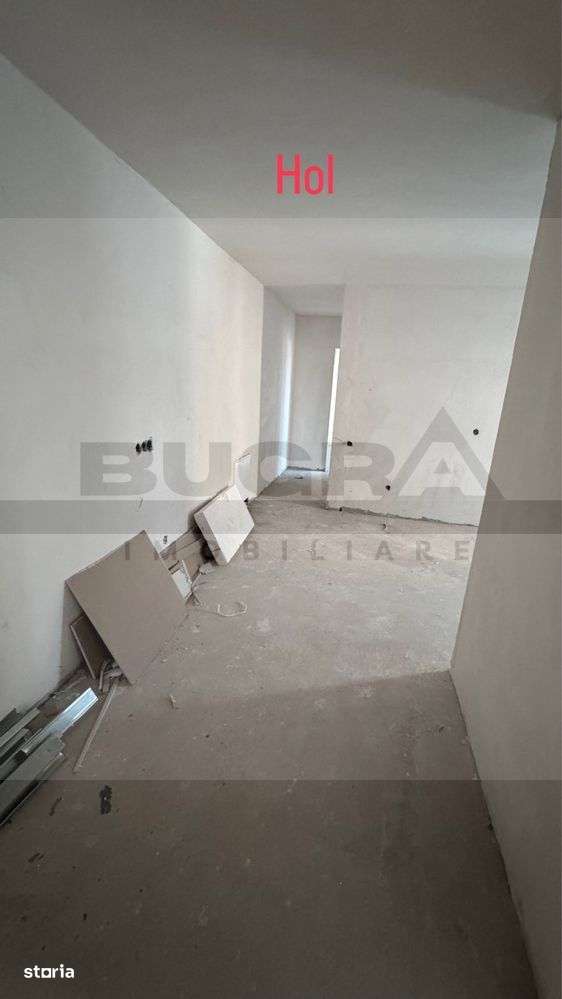 Apartament 3 camere semifinisat, 60mp utili, parcare, zona Somesului - Imagine principală: 5/7