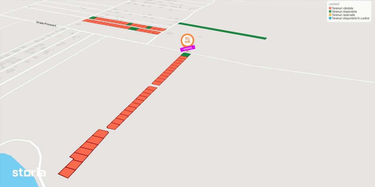 Teren Intravilan Primaverii - Com Berceni | utilitati in zona | #EG10E - Imagine principală: 2/3