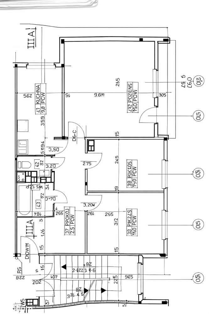3 pokoje/parter/66.3 m2/balkon/ul. Lisia /centrum Zielona Góra-7