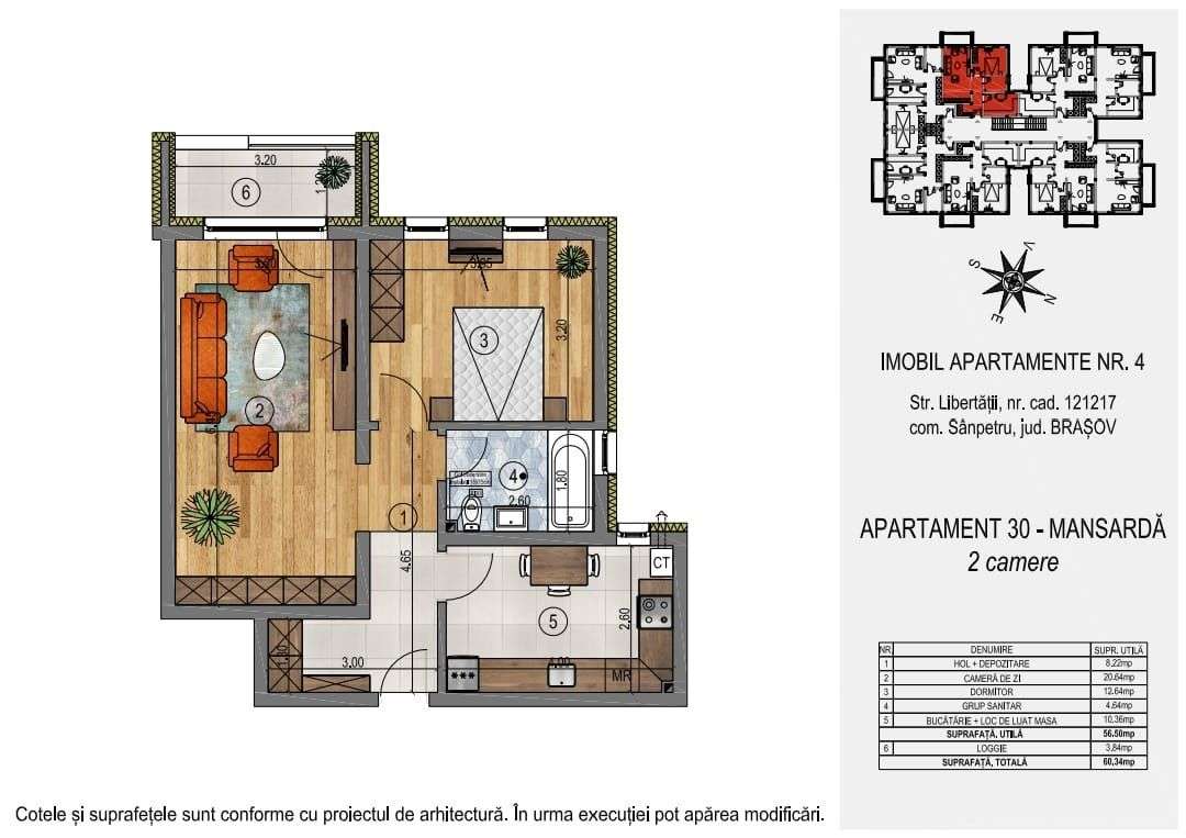 TVA redus 50% Apartament 2 camere mansardă Ofertă Limitată!!!-3