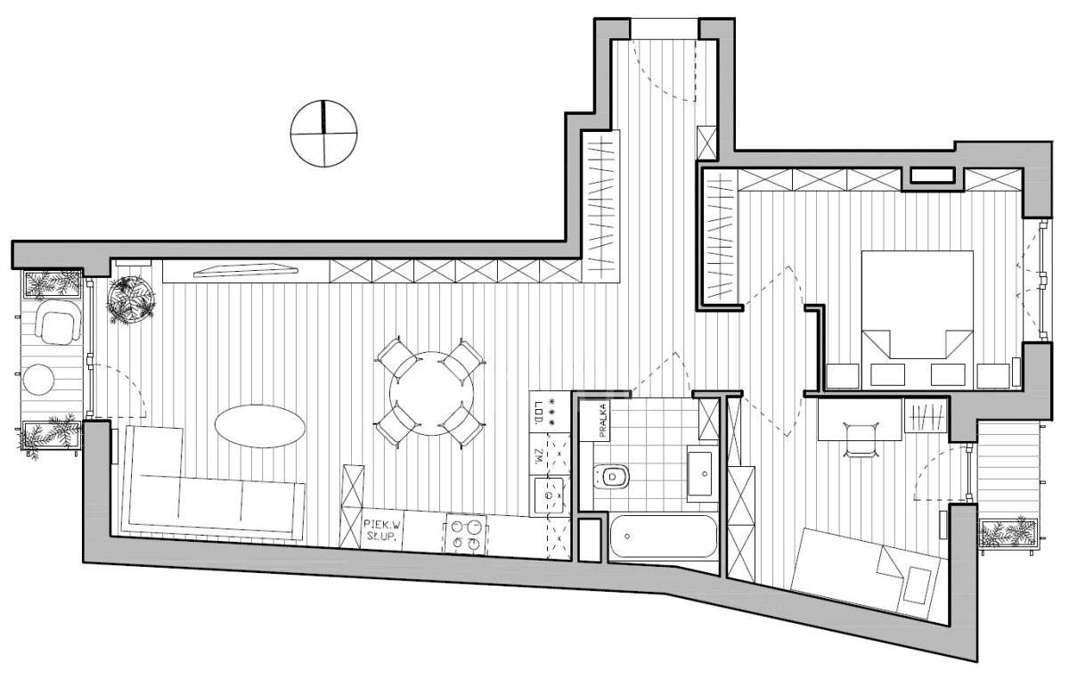 Apartament Żeromskiego 7 | 2024 | Marina 500 m-6