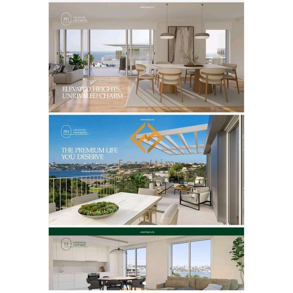 Penthouse T3 luxo V.N.Gaia.-3