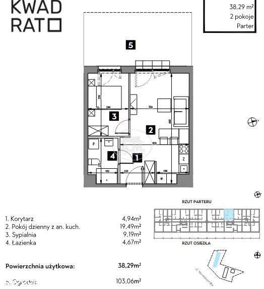 Mieszkanie z ogrodem 103 m2 |odbiór Wiosna 2026 - Pełny obrazek: 4/4