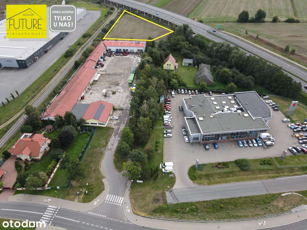 Działka przemysłowa przy s7 w Elblągu