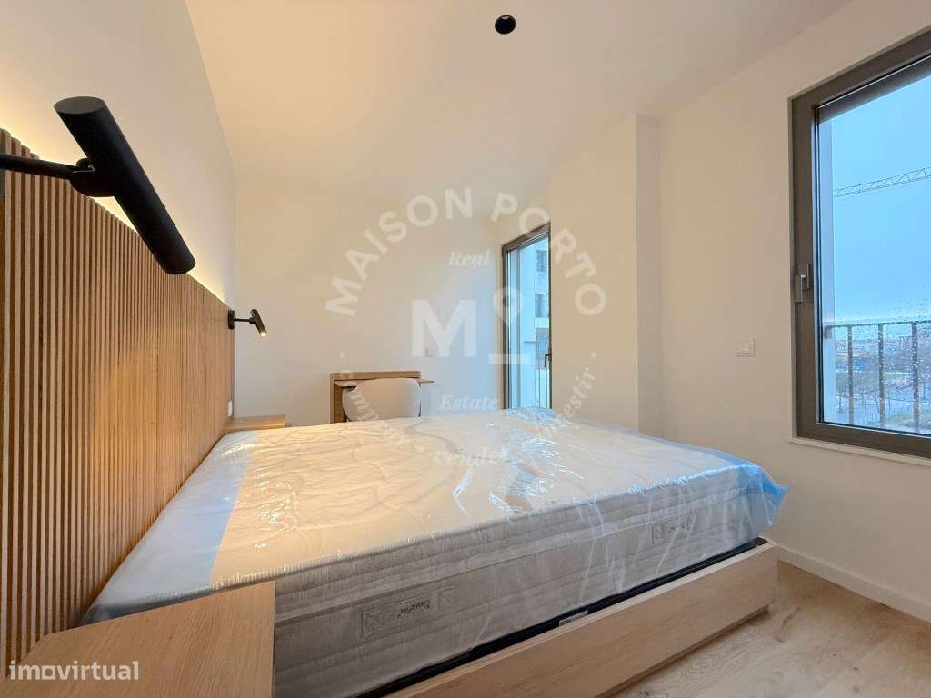 Apartamento T1 com 2 Varandas, Mobilado no Condomínio Antas Atrium ... - Grande imagem: 4/20