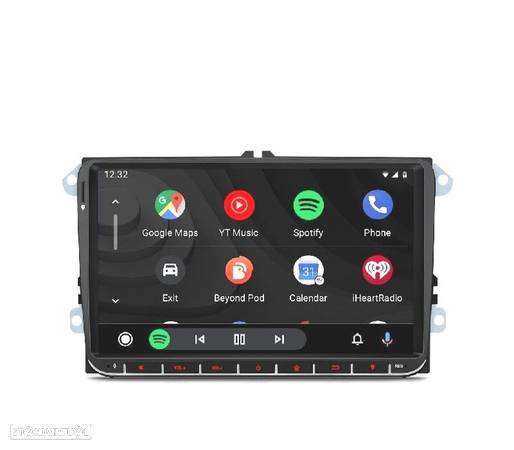 AUTO RADIO GPS 9" ANDROID 11 VOLKSWAGEN VW PARA SKODA SEAT - 1