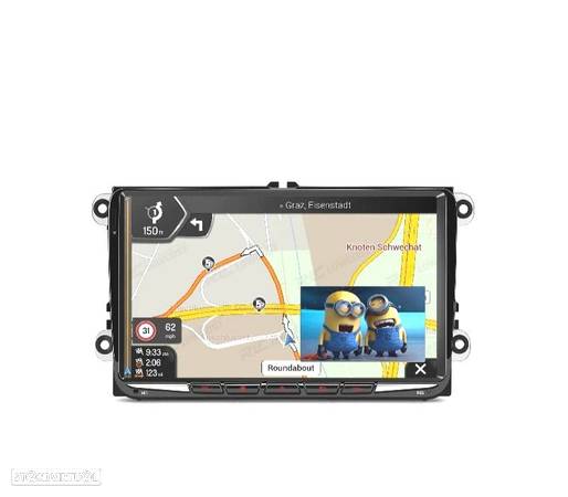 AUTO RÁDIO GPS ANDROID 12 VOLKSWAGEN VW PARA SEAT SKODA - 7