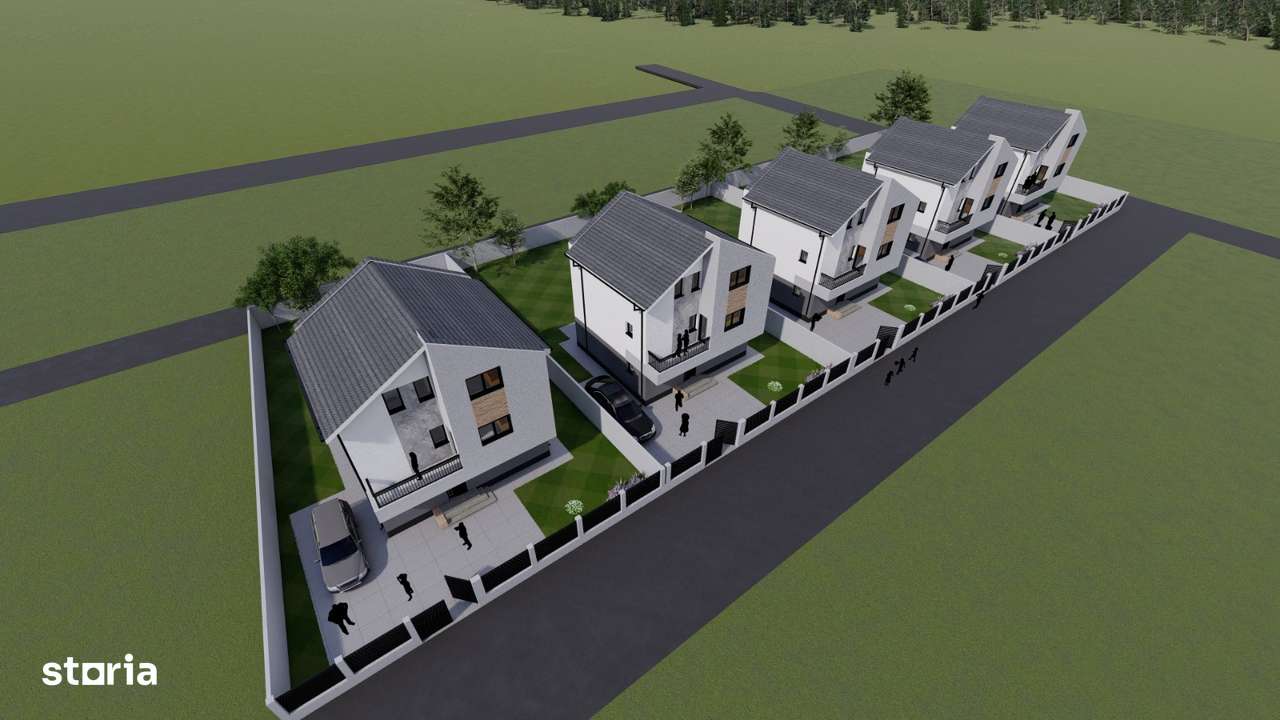 Vila P+1E +M /6 camere /Piscina/ Teren 500 mp./ Bragadiru Ilfov - Imagine principală: 3/14