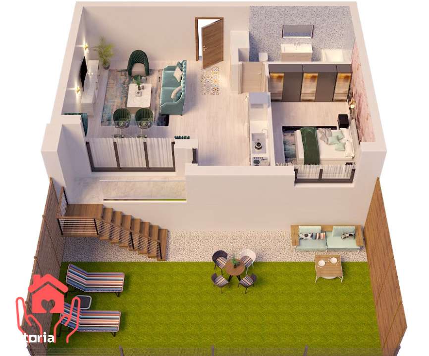 Aeroportul Baneasa-Natura, liniste si relaxare in curtea privata!-15