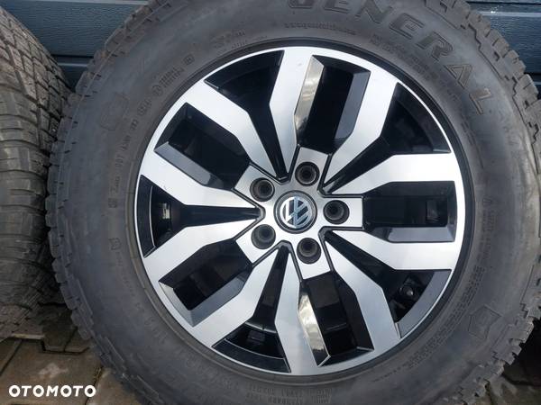 VW AMAROK KOŁA FELGI R17 8J ET49 5X120 OPONY 245/70 R17 GENERAL GRABBER AT DOT1314 ORYGINAŁ PROSTE ! - 3