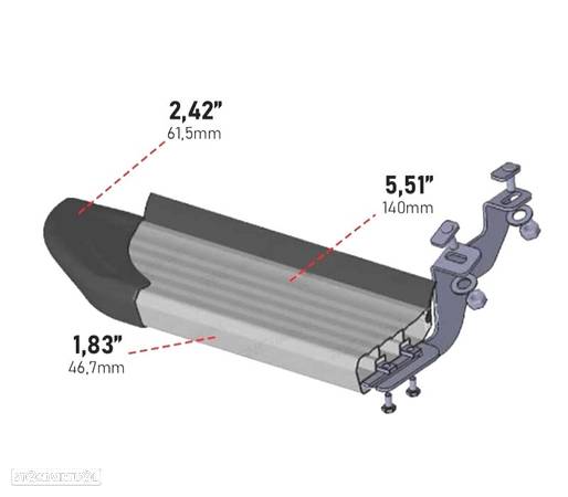 ESTRIBOS LATERAIS PARA NISSAN NAVARA 05-10 - 2