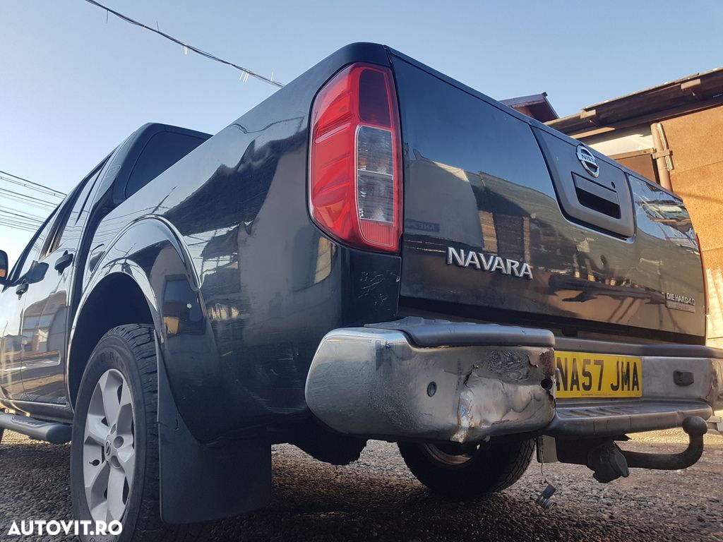 Bara spate Nissan Navara 2006 - 2010 SUV 4 Usi NEGRU GNO (627) CU DEFECTE - 3