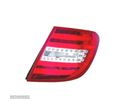 FAROLIN DIR PARA MERCEDES C-CLASS W204 KOMBI 10-14 BRANCO LED VERMELHO - 1