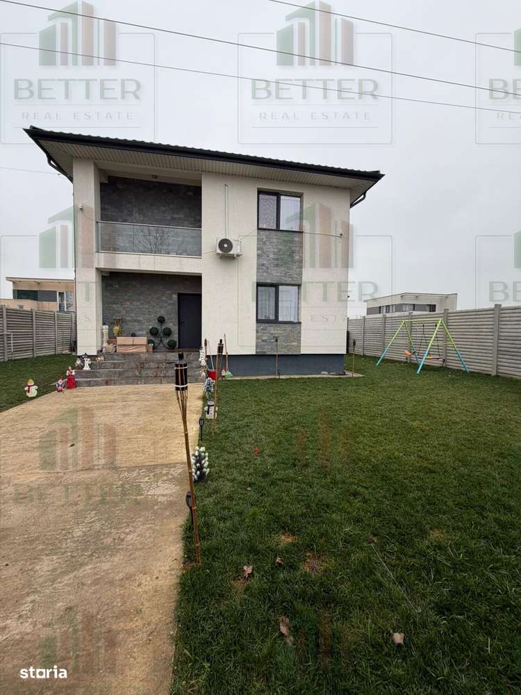 Casa modernă P+1, construcție 2025, teren generos In Comuna Berceni-13