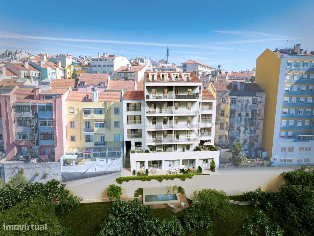 Apartamento T2 com Vista Soberba para Venda em Campo de Ourique, Li... - Grande imagem: 3/35