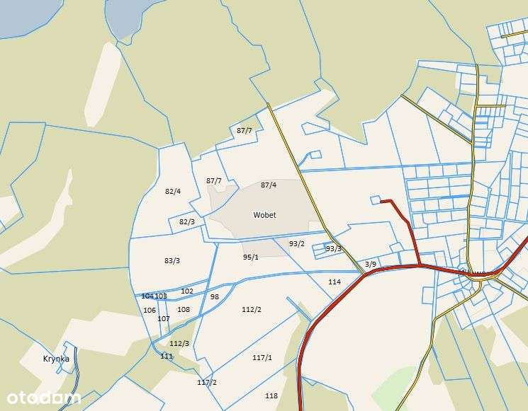 SPRZEDAM 65 Hektarów * rola * łąki * lasy-1