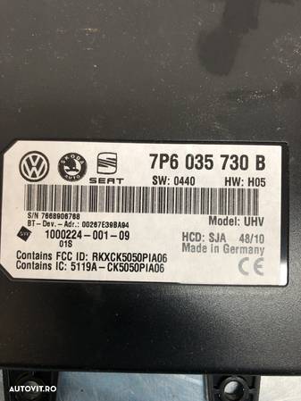 Modul bluthooth Volkswagen Passat B7 Variant 2.0 TDI DSG Automat, 170cp - 2