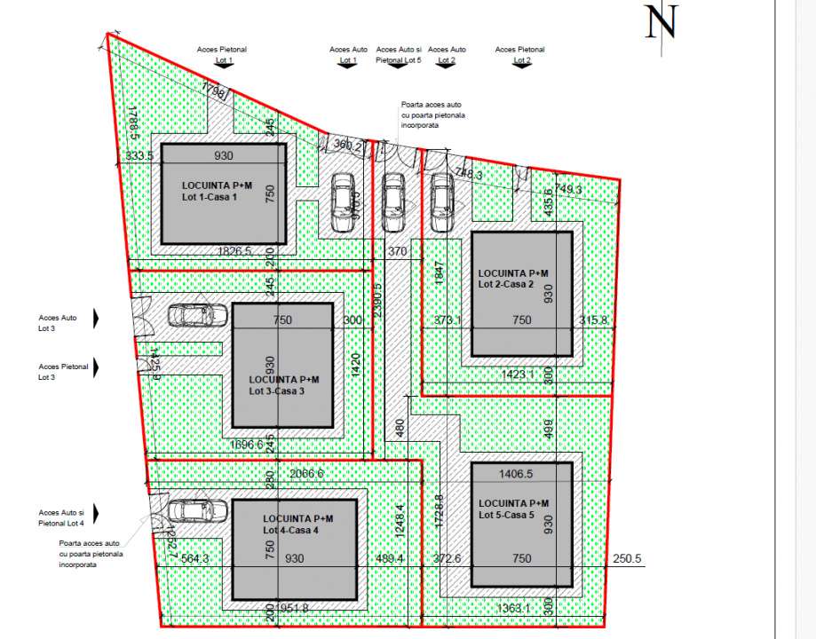 Oportunitate - vanzare 5 LOTURI CASE in centrul Stefanestii de Jos-1