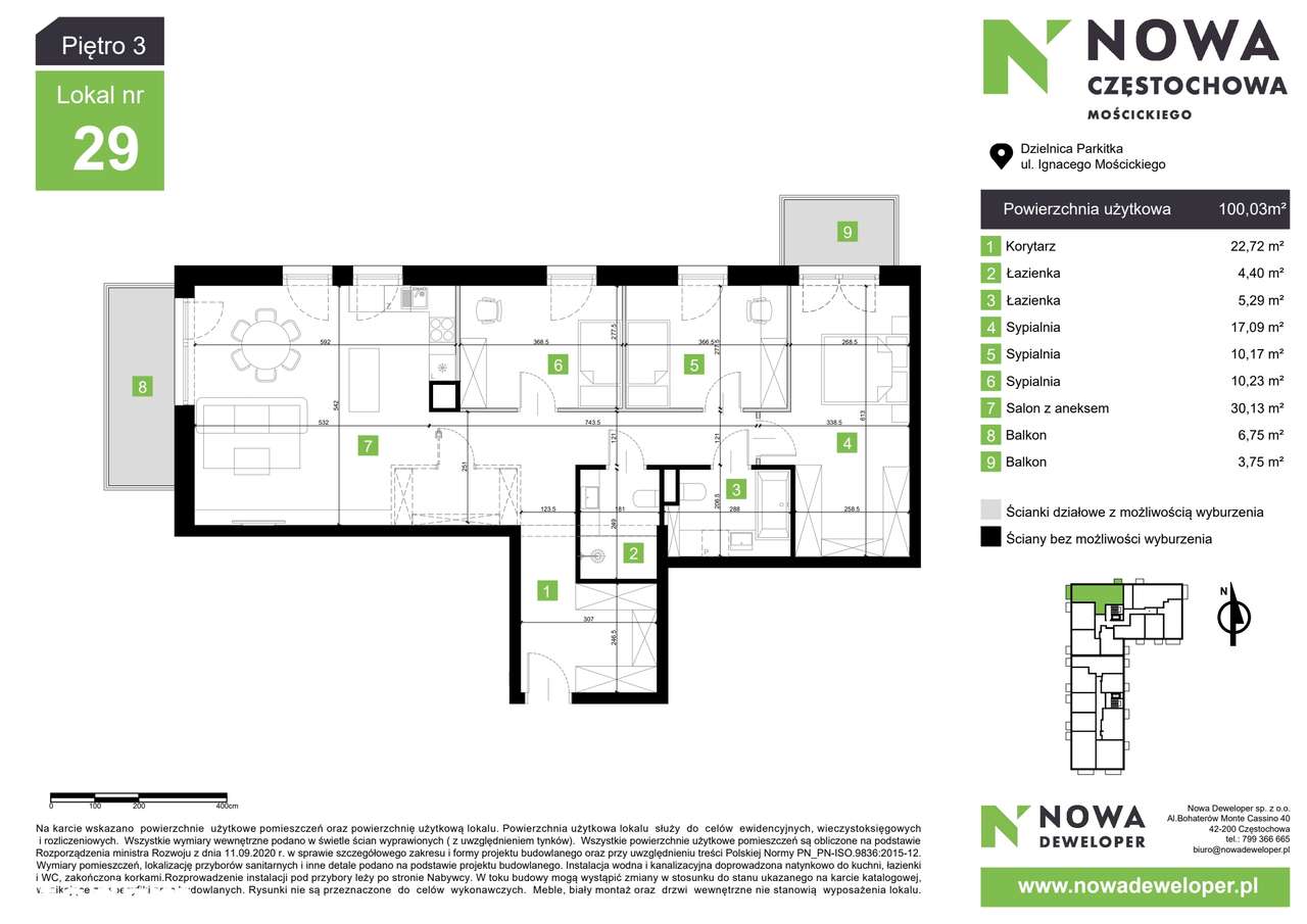 Nowe osiedle w sercu Parkitki | 4 pok. | Bezpośrednio od dewelopera - Pełny obrazek: 2/13