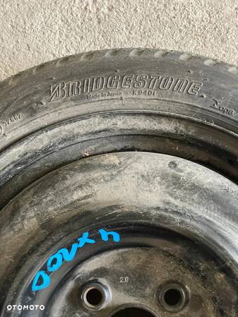 Koło dojazdowe dojazdówka Bridgestone 4x100 ET39 15FH Tracompa-3 T125/70 D15 Toyota Yaris - 2