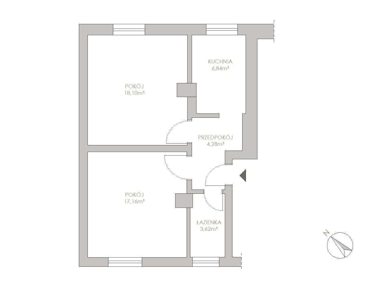 Siedlce, 20min pieszo do Centrum, 50m2, garaż-15