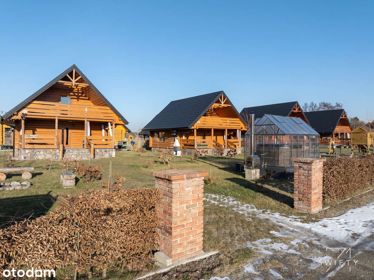 Dom nad jeziorem, pierwsza linia, marina, Wielka Pętla Wielkopolski-15