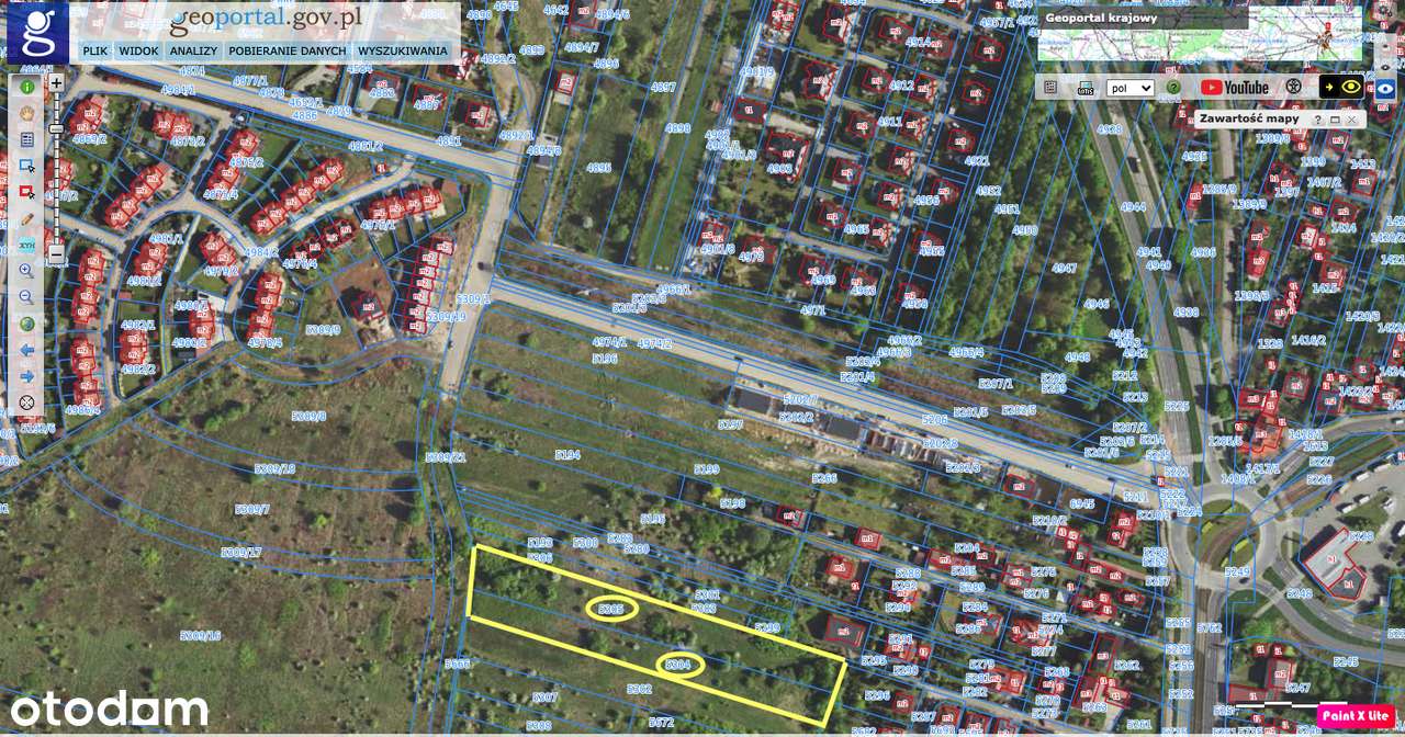 Działka budowlana Sosnowiec ul.Klimontowska-10